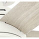 Margo 44 inch Textured White with Light Oak/Fresh White Blades Ceiling Fan