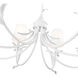Aslin 8 Light 42 inch Textured White Chandelier Ceiling Light