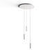 Combi LED 18 inch Matte White Pendant Ceiling Light, Suspension / Flush Mount 2-in-1