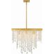 Winham 8 Light 22 inch Antique Gold Chandelier Ceiling Light