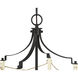 Cavendish 4 Light 14 inch Cottage White/Espresso Foyer Light Ceiling Light