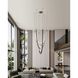 Ayers LED 43.25 inch Champagne Gold and Black and Brown Chandelier Ceiling Light