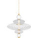 Williams LED 24.75 inch Aged Brass Pendant Ceiling Light