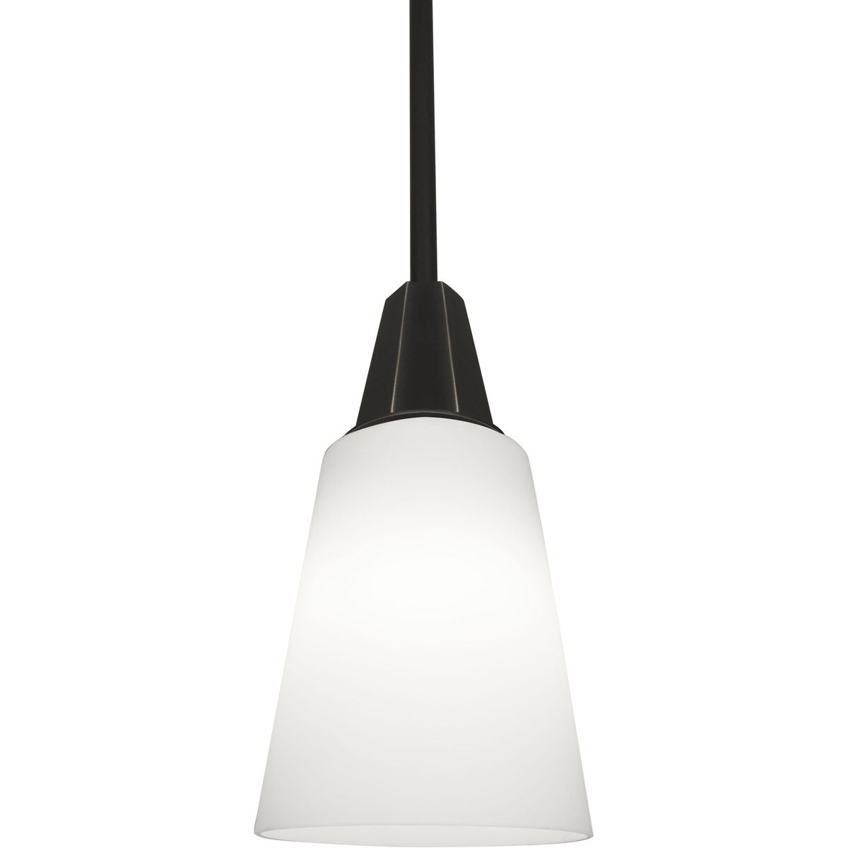 Wheatley 1 Light 15 inch Deep Patina Bronze Pendant Ceiling Light in Cased White Glass