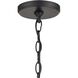Barrow 3 Light 18 inch Brown with Matte Black Chandelier Ceiling Light