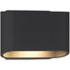 Eclipse 1 Light 7.1 inch Anthracite LED Wall Sconce Wall Light