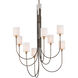 Archetype 8 Light 32.5 inch Statuary Bronze/Antique Brass Chandelier Ceiling Light