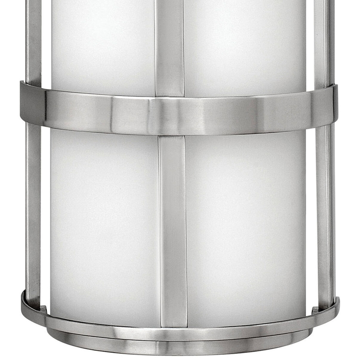 Saturn LED 21 inch Stainless Steel Outdoor Wall Lantern, Large