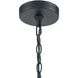 Torch 6 Light 26 inch Charcoal Black Outdoor Pendant
