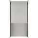 Barbara Barry Align LED 15.5 inch Stainless Steel Outdoor Shielded Wall Light