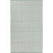 Frontier 36 X 24 inch Aqua, Cream Rug