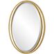 Rhodes 31.88 X 24.25 inch Antiqued Metallic Gold Leaf Mirror