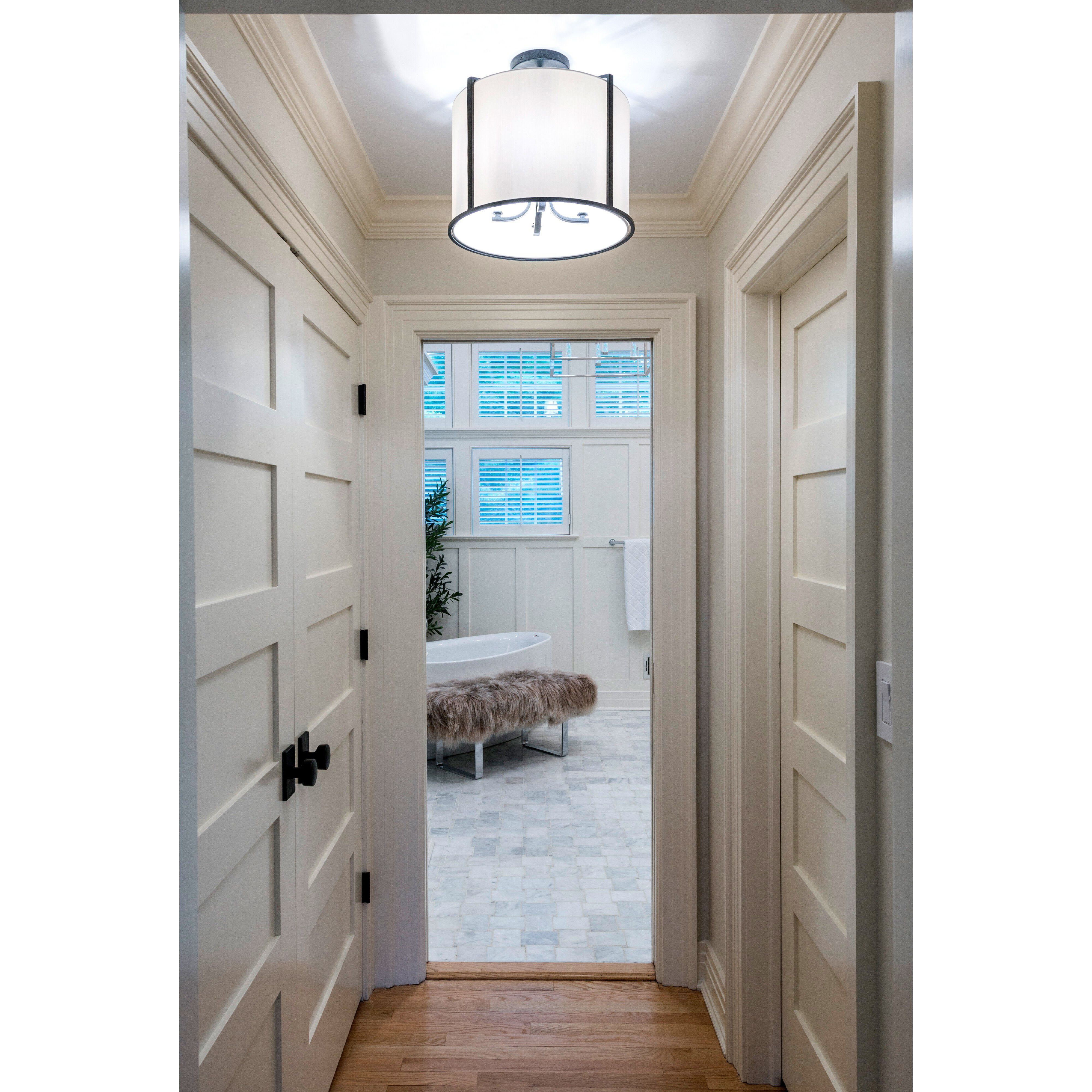 Carlyn 4 Light 16 inch Black Mini Chandelier Ceiling Light