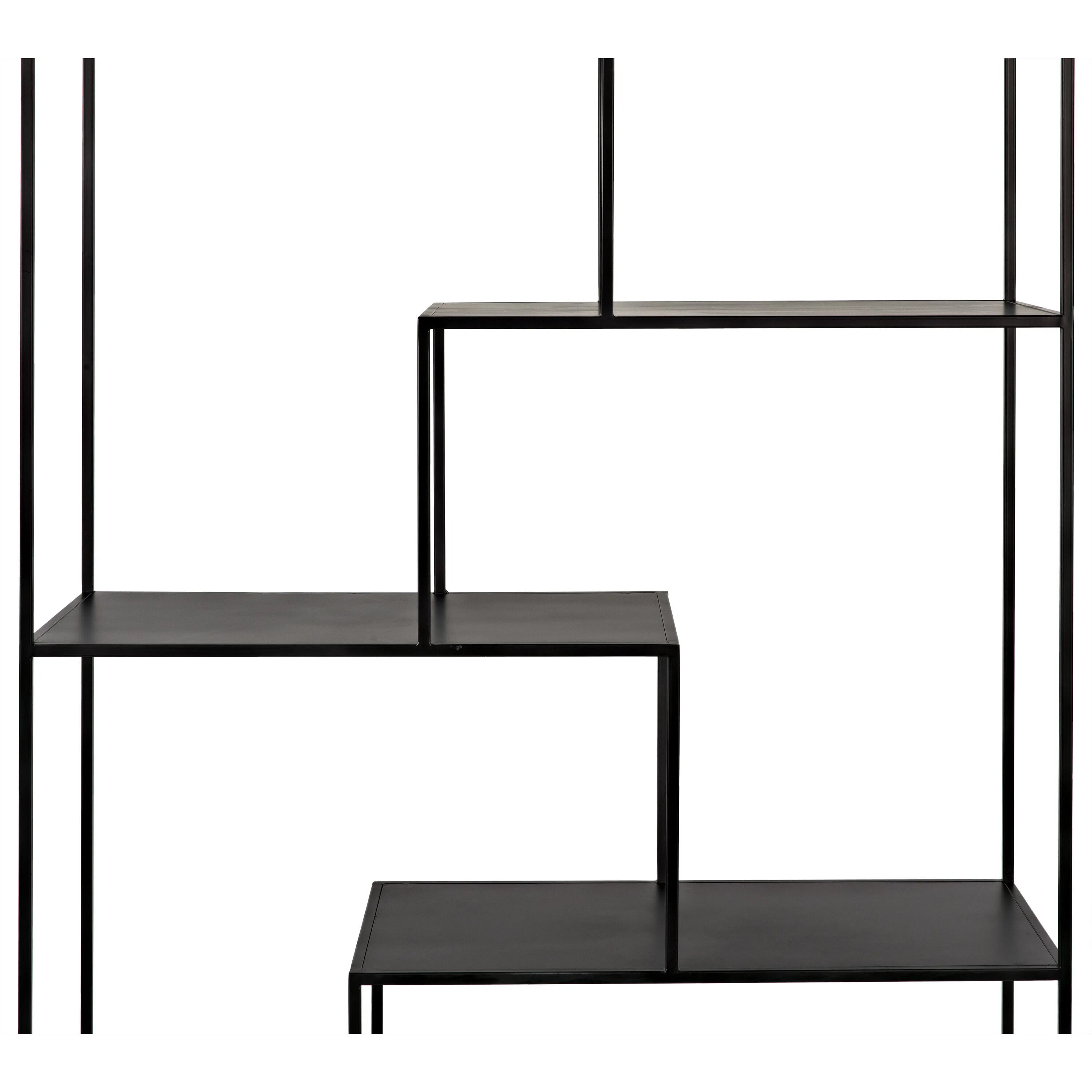 Marquise Matte Black Bookcase