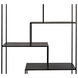 Marquise Matte Black Bookcase