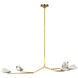 Waterford Carraig LED 52.5 inch Natural Brass Chandelier Ceiling Light