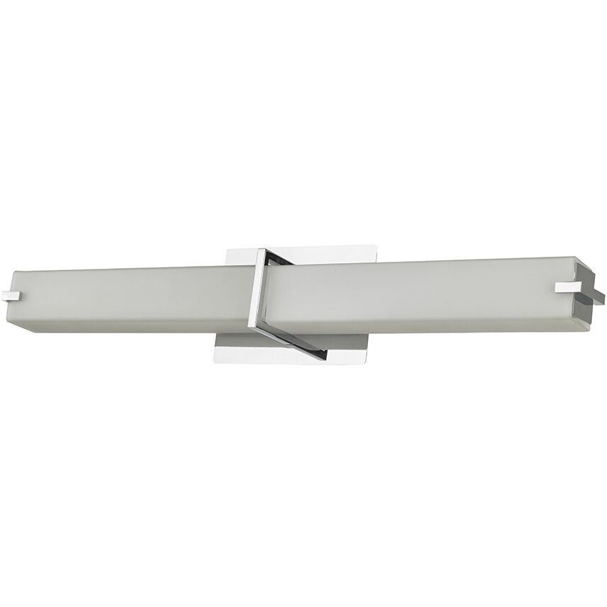 Squire LED 26.3 inch Chrome Bath Vanity Light Wall Light
