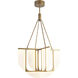 Anders 30 inch Vintage Brass Chandelier Ceiling Light