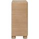 Scottie Natural Oak and Dark Bronze 3 Drawer Chest