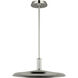 Avroko Saucer Direct LED 24 inch Polished Nickel Pendant Ceiling Light