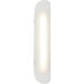 Saber 1 Light 5 inch Matte White Wall Sconce Wall Light