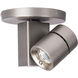 Exterminator II LED 4.5 inch Brushed Nickel Flush Mount Ceiling Light in Flood, 85, 3500K, Monopoint
