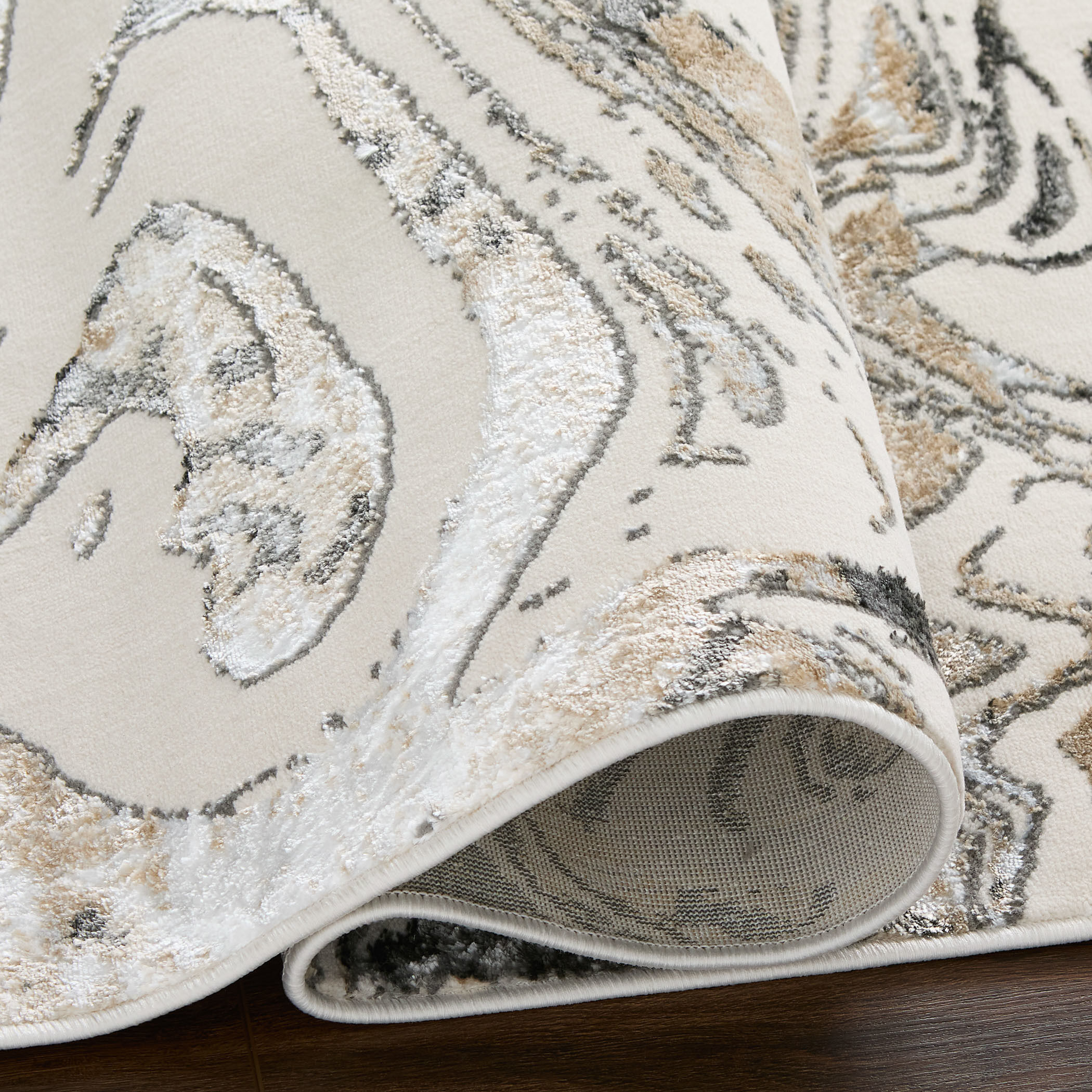 Fatima 130 X 94 inch Mineral Tones Rug in 8 x 11