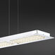 Denso LED 22 inch Chrome Chandelier Ceiling Light