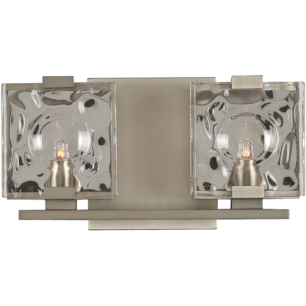 Norwalk 2 Light 11.5 inch Satin Nickel Vanity Light Wall Light
