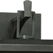 Mission 3 Light 19 inch Black Outdoor Wall Sconce