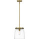 Callista 1 Light 10 inch Rubbed Brass Pendant Ceiling Light