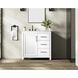 Alina 36 X 34 inch White Bathroom Vanity Cabinet