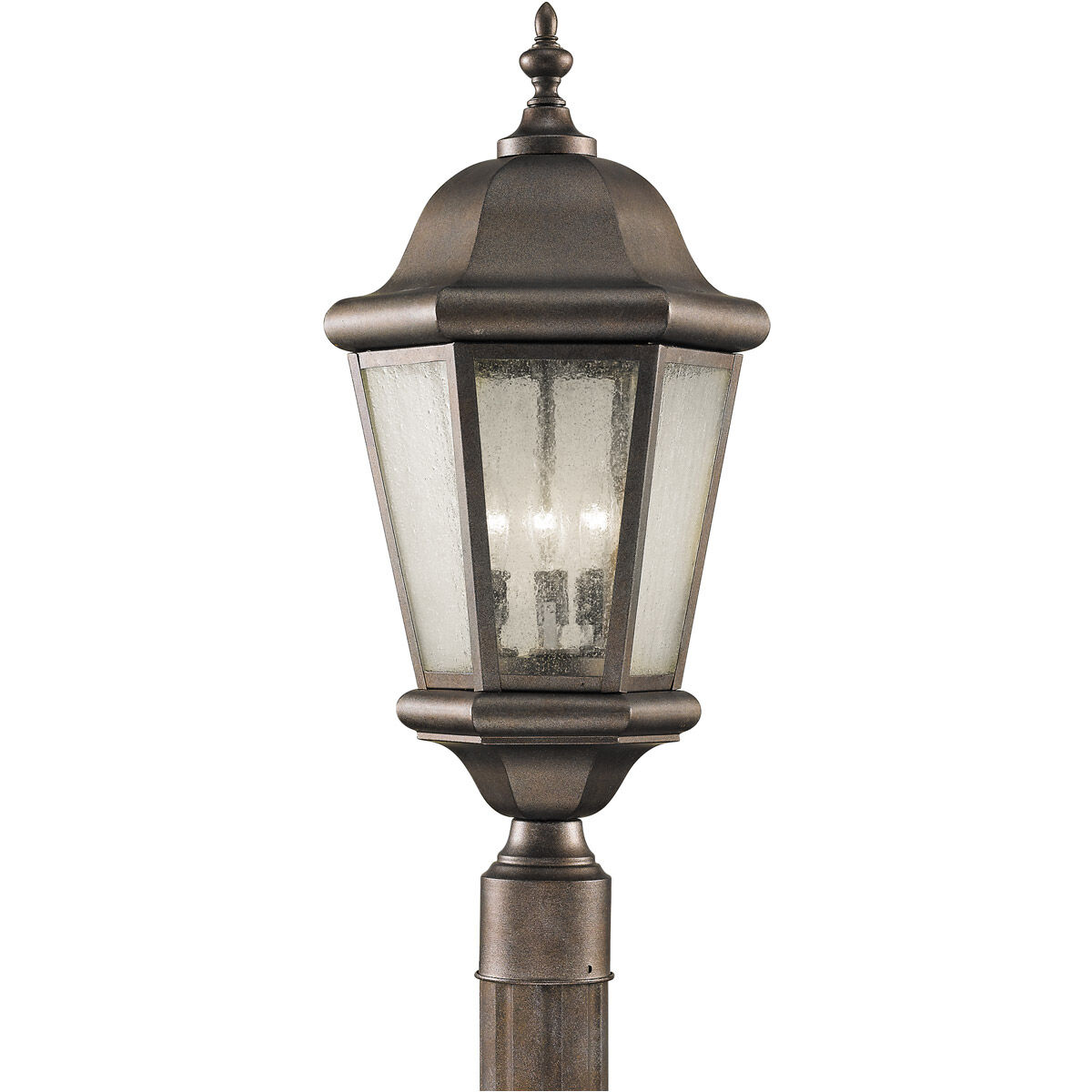 Martinsville 3 Light 10.25 inch Post Light & Accessory
