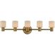 Harlowe LED 34 inch Winter Brass Bath Vanity Light Wall Light