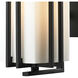 Croftwell 1 Light 12 inch Textured Matte Black Outdoor Sconce