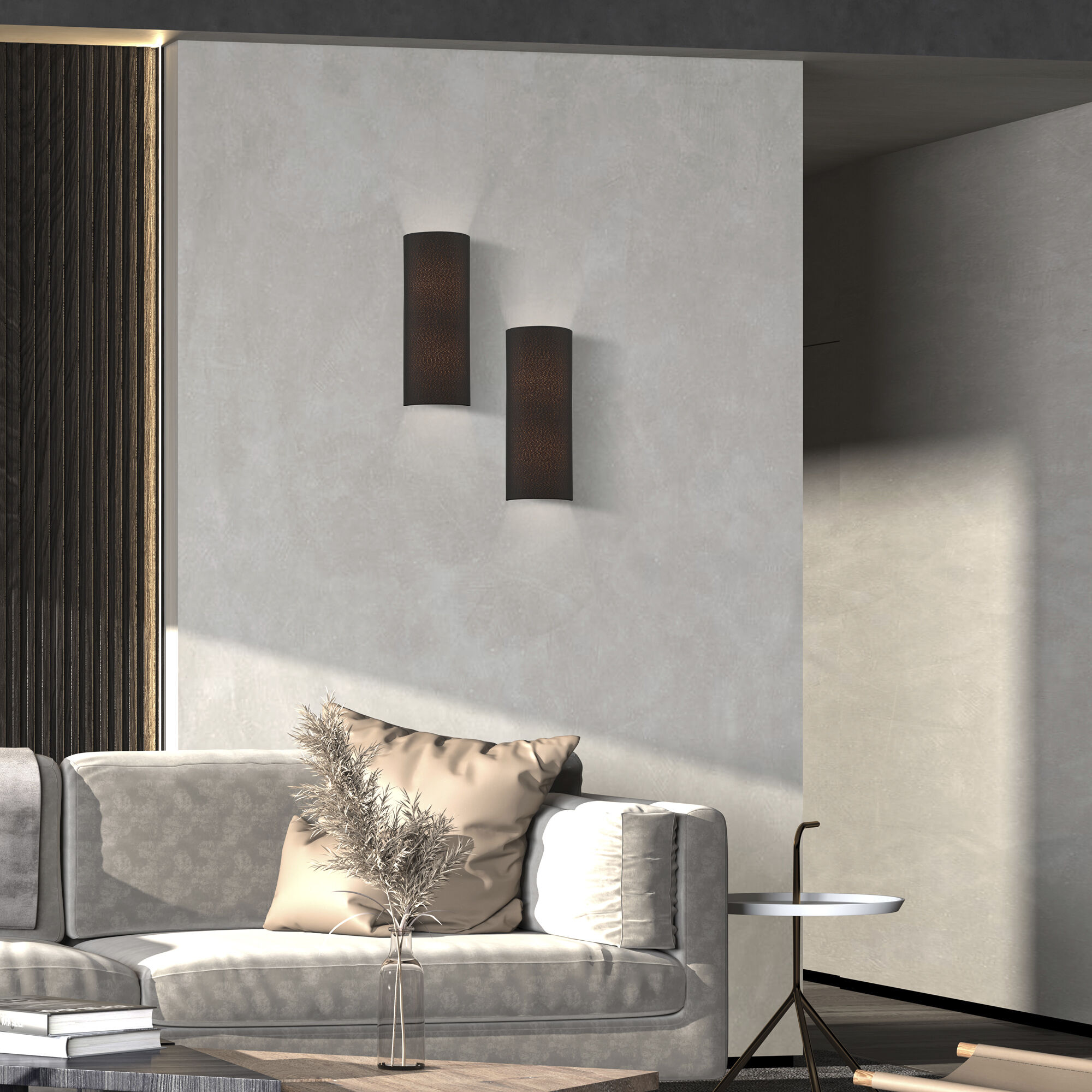 Sentosa 2 Light 5 inch Black ADA Wall Sconce Wall Light