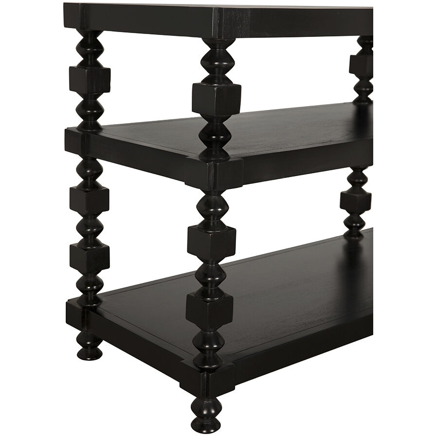 Maurice 73 X 19 inch Hand Rubbed Black Console