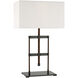 Ray Booth Alda 23.25 inch 15.00 watt Bronze and Dark Walnut Adjustable Table Lamp Portable Light