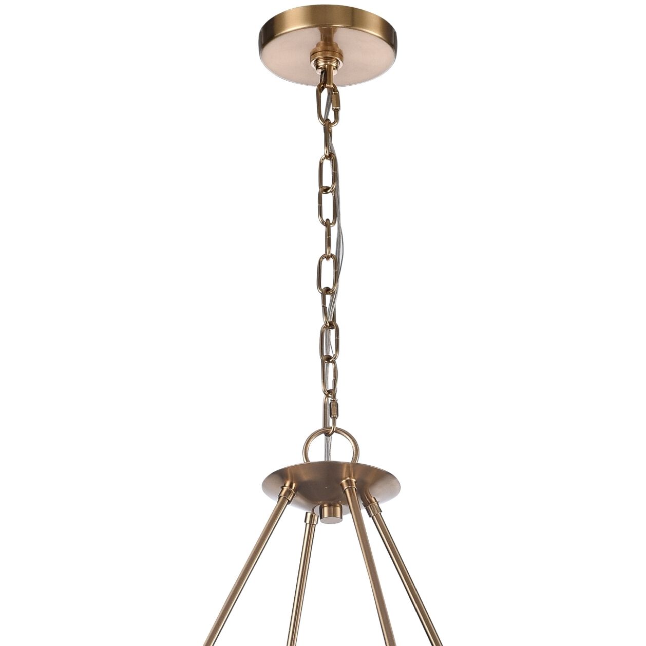 Cabana 8 Light 38 inch Lacquered Gold Chandelier Ceiling Light