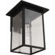 Rock Creek 1 Light 15.38 inch Textured Black Outdoor Wall Lantern
