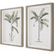 Banana Palm 35 X 25 inch Framed Prints, Set of 2