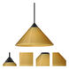 Kona 1 Light Black Cord Pendant Ceiling Light