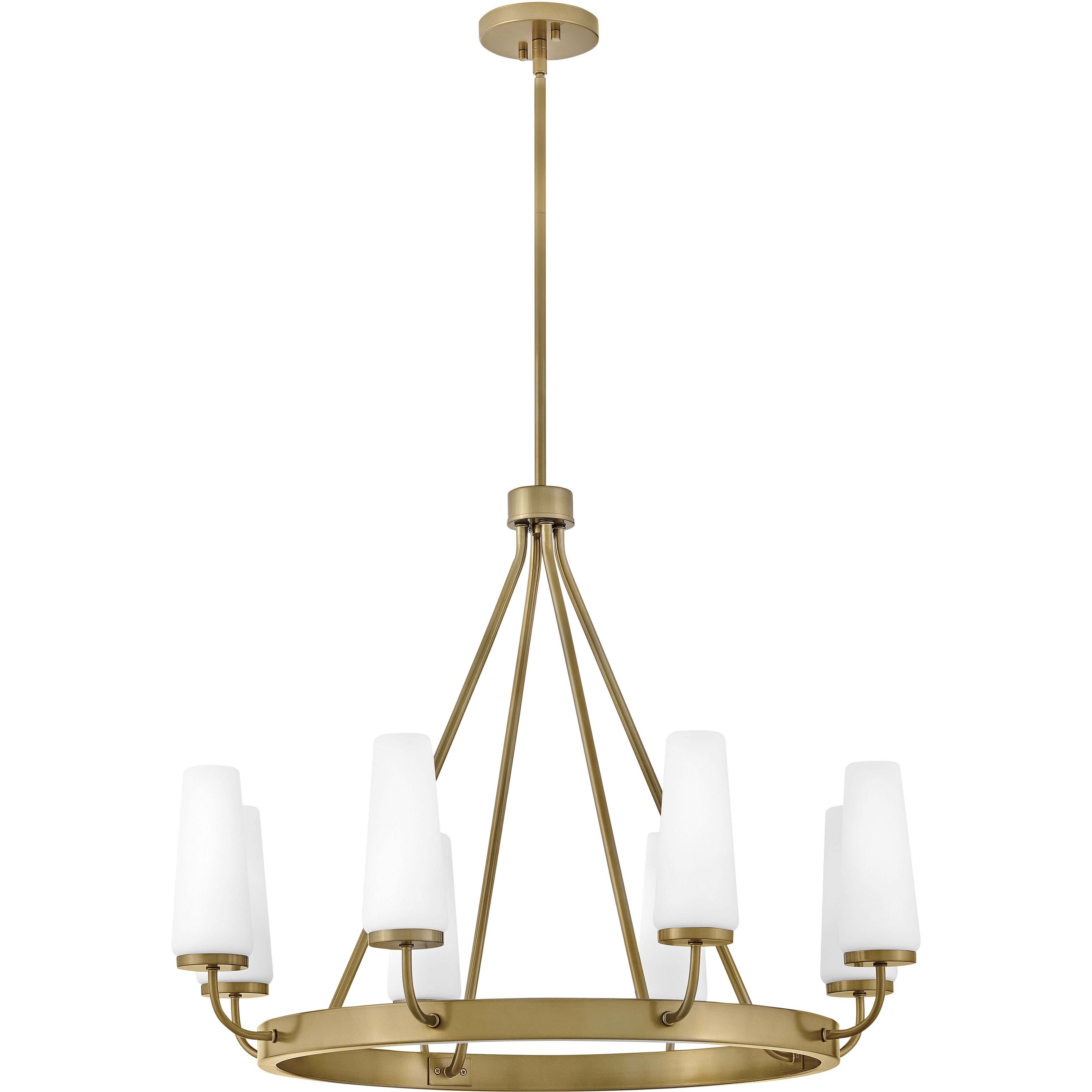 Selma 8 Light 32 inch Gold Chandelier Ceiling Light