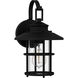 Lombard 1 Light 13 inch Matte Black Outdoor Wall Lantern