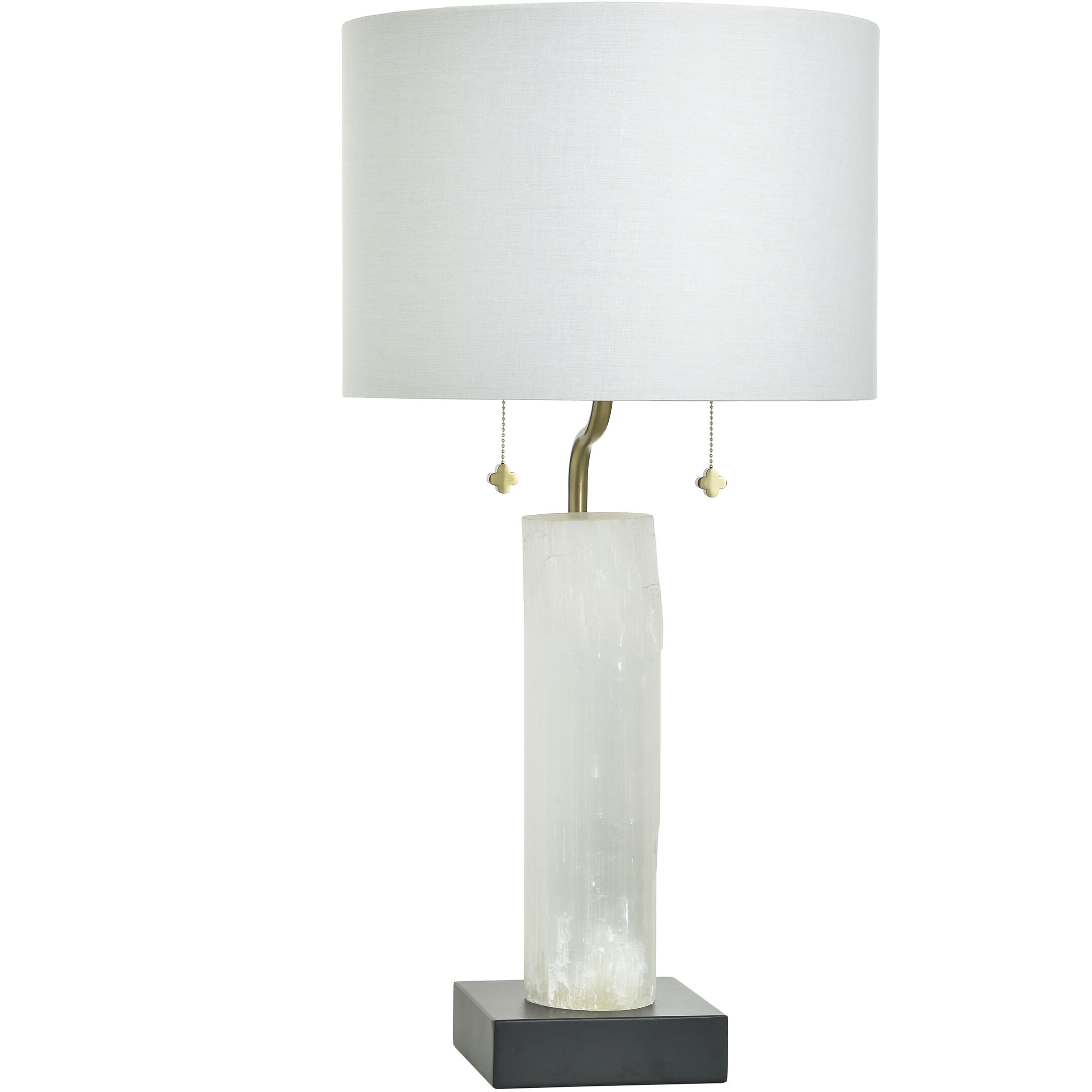 Jasper 32 inch 60 watt Black and White Table Lamp Portable Light in Black/White