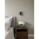 Kira 2 Light Polished Nickel/Soft Black Wall Sconce Wall Light
