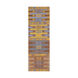 Sajal 72 X 48 inch Camel/Sky Blue/Denim Indoor Area Rug, Rectangle