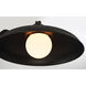 Great Outdoors Cameo Shores 1 Light 11.13 inch Coal Outdoor Wall Mount