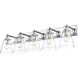 Harper 5 Light 39.75 inch Chrome Vanity Wall Light