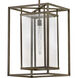 Open Air Max LED 17 inch Burnished Bronze Outdoor Hanging Lantern
